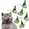 Haourlife St. Patrick's Day Cat Toy Catnip Toy Mouse Toy-6 Packs