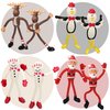 ArtCreativity Christmas Bendable Figurines, Set of 12, Fidget Christmas Toys with Reindeer, Santa, Snowman, & Penguin Characters, Great as Christmas Party Favors and Holiday Stocking Stuffers for Kids