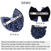 4Pieces Hair Clips with Snood Hair Barrette with bowknot Hair Bun Cover Accessories for Women