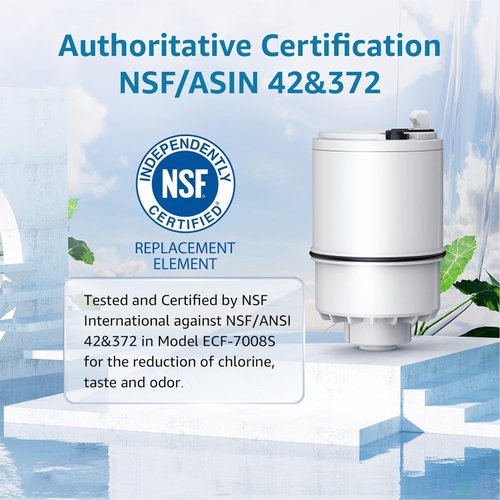 AQUACREST RF3375 NSF Certified Water Filter, Compatible with Pur® RF-3375 (RF33752V2) Faucet Replacement Water Filter (3 Count, Packing May Vary),Model No.: AQU-CF08B
