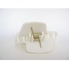 Generic Blonde creme white hair claw clip for medium fine hair