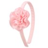 7Rainbows 1 Pcs Grosgrain Ribbon Pink Carnation Flower Headbands for Girls Toddlers Teens.