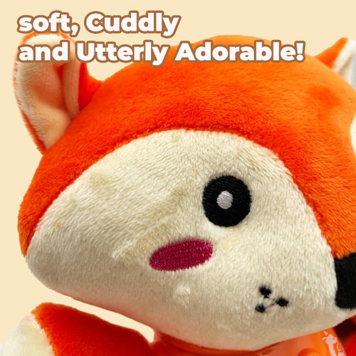 DMFJKJH Baby Unicorn Musical Toys, Infant Light Music Set, Christmas Birthday Gifts 6 12 18 Month, Stocking Stuffer Shower Basket 1 2 Year Toddler Boy (Fox)