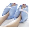 DMI Heel Cushion Protector Pillow to Relieve Pressure from Sores and Ulcers, Foot Pillow, FSA HSA Eligible, Adjustable in Size, Blue, White, Sold as a Set of 2