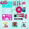 L.O.L. Surprise! Tattoo Roll-Its by Horizon Group USA, LOL Surprise Tattoos for Kids, Unroll Over 1 ft. of Surprises, Includes Temporary Tattoos, Body Art Markers, Stencils, Glitter, Body Gems & More