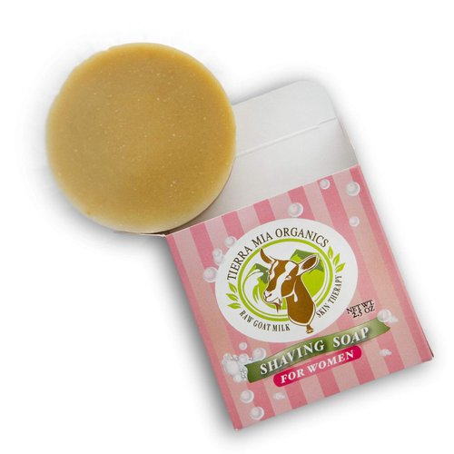Tierra Mia Organics Ladies Moisture Rich Shave Soap Bar, 2.5 Ounce