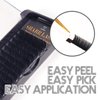 Sharp Lash Mink by Amber Lash, 12 Rows of Eyelash Extension Tray with Various Curls, Length, and 0.07 mm Thickness, for Professional, Classic and Volume Lashes (D Curl, 15mm)