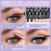 Lash Extension Kit 280Pcs Lash Clusters DIY Individual Lashes 30D 40D Eyelash Extension Kit D Curl Volume Cluster Lashes Wispy with Long Lasting Lash Bond and Seal and Lash Tweezers, by Yaiseiko