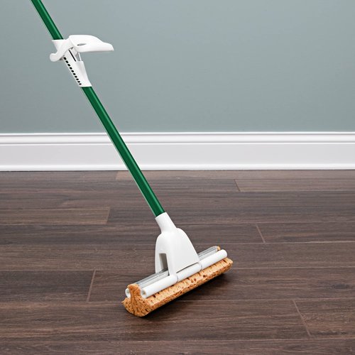 Libman Wood Floor Roller Mop Refills | Scrub Mop | Wet Mop | Mops for Floor Cleaning | Sponge Mop | Self Wringing Wood Floor Mop | | 6 Replacement Mop Heads Included,Brown