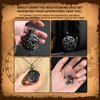 Infinity Guard Mini DND Dice Set with Pocket Watch Shell, 7PCS Polyhedral Metal Dice Set Perfect for Dungeons and Dragons Gifts, MTG, Role Playing Board Games Accessory (ZY01-Black)