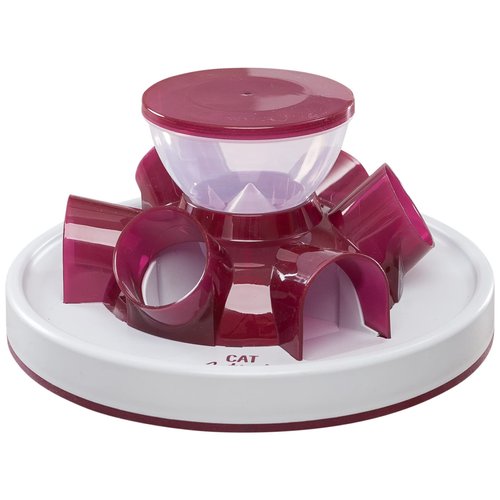 TRIXIE Tunnel Slow Feeder for Cats and Dogs, Interactive Cat Toy, Pet Food Dispenser, Treat Dispenser