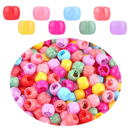 Lusofie 100pcs Mini Hair Clips, Rainbow Hair Claw Clips, Plastic Hair Clips for Women Girls, Mini...
