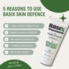 Basix Skin Defence Repair Cream (Twin Pack) Kigelia African Sausage Tree Soothes Eczema Psoriasis Dermatitis Acne Natural Ingredients for Dry Itchy Skin Lemon Ginger Plum Rosemary Vitamin E Rose Aloe