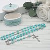 Catholic Baptism Gift Set of My First Blue and Pink Rosaries with Matching Keepsake Boxes, Baby Baptism Gifts for Girl or Baptism Gifts for Boys - Unique Rosary Beads