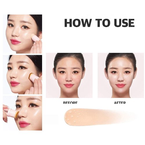 CHOSUNGAH Super Fit Mega Proof ver.5 Stick Foundation SPF50+ PA++++/ 12g, New Stick Season 5, Light Beige,Made In Korea