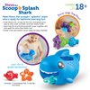 Learning Resources Steve The Scoop & Splash Shark, 7 Pieces, Ages 18 Months+, Toddler Learning Toys, Baby Toys ,Toddler Bathtub,Pool Toys, Water Toys