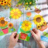 CroBlissful 24 Pcs Religious Crafts for Kids Sunday School Crafts God Says You are Sunflower Craft Christian Craft Kit Make Your Own DIY Crafts Sunday School Fun Classroom Activities Kit for Preschool