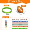 Sumind 24 Pcs Football Party Favors Include Mini Football Sports Stress Balls and Football Silicone Bracelets Rugby Silicone Wristbands for Football Themed Birthday Party Reward