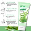 Peeling Gel, Aloe Vera Face Exfoliator,Aloe Vera Sparkling Peeling Gel, Facial Scrub,Deep Cleansing,Gently Exfoliating Face Wash For All Skin Types