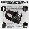 Schiek Sports Model 1000-DLS Deluxe Dowel Lifting Straps - Camo