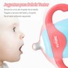 Baby Bottle Shape Teether Toy with Music and Projection, Musical Toy for Soothing Baby Teething Toys Gift for 3-18 Months Toddlers Boys and Girls