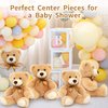 Tezituor Teddy Bear Stuffed Animal Bulk 5 Packs, 14in Small Bulk Teddy Bear Plush, Teddy Bears Centerpiece for Baby Shower, Stuffed Bears Gift for Kids Girlfriend on Christmas, Valentines, Light Brown