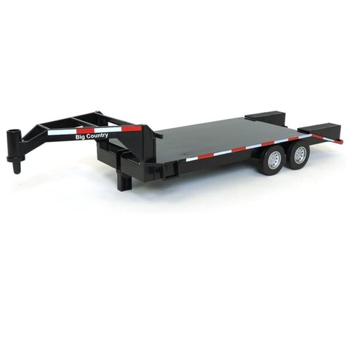 Big Country Toys Flatbed Trailer with Gooseneck Trailer Hitch, Fun Add-On for Farm Toys & Toy Trucks…