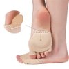 Open Five Toes Half Socks, Breathable Sweat-Absorbent Peep Toe Forefoot Socks Anti-Slip Lace Invisible Forefoot Pad, Relief Foot Pain Toe Separator Socks Women Flat High Heels Heelless Toeless Socks