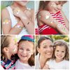 Temporary Tattoo for Kids Unicorn Rainbow Flower Cute-118 Glitter Styles Crown Swan Metallic Waterproof Groovy Fake Tattoos Body Face Tattoos Stickers Birthday Party Favors Decorations for Girls Boys
