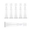 BlingKingdom 6pcs Lip Gloss Tubes 8ml Clear Soft Empty Lip Balm Containers Refillable Mini Cosmetic Tubes for Comestic Makeup and Travel Toiletries