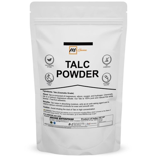 mGanna 100% Natural Talc Powder for Facial Make-up, Cosmetic Formulations, and Other Industrial Application 1 LBS / 454 GMS