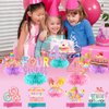We All Scream 4 Ice Cream Birthday Party Decorations Honeycomb Centerpieces for Girl Boy, 4 Year Old Ice Cream Donut Theme Bday Table Centerpieces Party Supplies, I Scream Fourth Bday Table Decor Sign