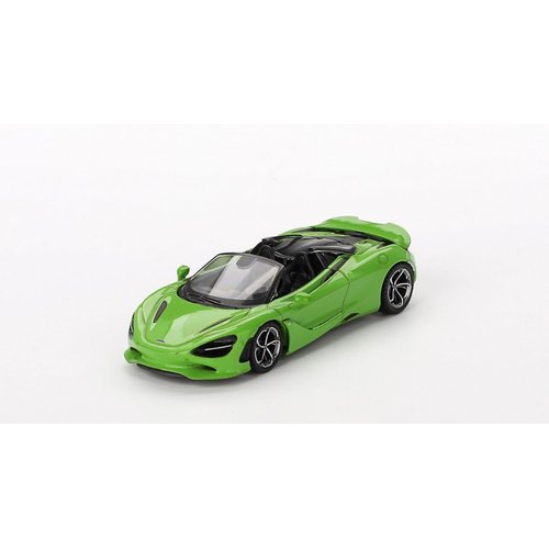 Diecast Model Car Compatible with Mini GT 1:64 McLaren 750S Spider Diecast Model Car, Mantis Green MGT00783