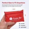 On The Go First Aid Kits (4-Pack of Mini First Aid Kits) Compact - Travel - Mini Individual First Aid Kit