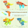 MISS. CHEN 7&7 4-in-1 Take Apart Dinosaur Toys with Electric Drill Toy for Kids 3+,Incl Tyrannosaurus Rex Triceratops,STEM Educational Construction Building Toys