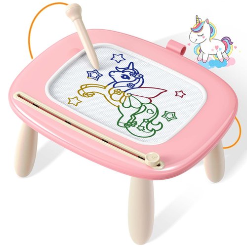 Seimome Magnetic Drawing Board, Toddler Girl Toys for 1-2 Year Old, Doodle Board Pad Learning and...