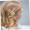 COHEALI Girls Hair Accessories 18 pcs Clamps Birthday Matte for Square Pin Girls Metal Clips Bobby Women Simple Accessories Girl Snap Barrettes Small Woman Hair Girl Hair Accessories