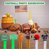 48 Pieces Bubbles Party Favors for Kids Football Bubble Wands Sports Party Favors Mini Bubble Wands Football Goodie Bags Stuffer Classroom Prizes Birthday Gifts (Football)