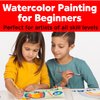 Faber-Castell Young Artist Learn to Watercolor - Watercolor Paint Set for Kids Ages 5+, Kid-friendly and Washable Watercolor Paint (Packaging May Vary)