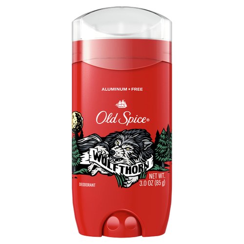 Old Spice Aluminum Free Deodorant for Men, Wolfthorn, 48 Hr. Protection, 3 oz each, Pack of 3