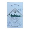 Maldon Gourmet Sea Salt Flakes, One 8.5oz Box. Also Includes One, RJF Brands 3 by 3.5 Inch Bamboo Salt Box with Swivel Lid.