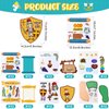 Outus 72 Set Religious Sunday School Crafts Armor of God DIY Craft Kit VBS Christian Crafts for Kids Bible Hanging Ornament Sunday School Paper Craft Sticker for Christmas DIY Activity Preschool
