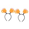 COOLHIYA 2 Pcs Beer Headband Tiki Bar Decorations Non- Slip Headband Cool Hair Make up Hair Headbands Spring Decor Beer Hair Band Headpiece Beer Hats Tiara Beer Mug