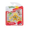 Pokémon PKW3892 Battle Figure Set, Raupy, Wuffels, Elektek, Official Figures Set