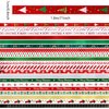 20 Rolls Christmas Grosgrain Ribbon Snowflake Christmas Tree Wrapping Ribbon Soft Craft Ribbon Christmas Polyester Satin Ribbon Hair Bow Clip Accessory for Christmas DIY Craft Decor, 2 Yard Each Roll