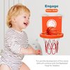 MARPPY Bath Toys - Bathtub Basketball Hoop for Kids, Toddlers - Suction Cup Basketball Hoop and 4 Soft and No Hole Balls - Baby & Toddler Bath Toys - Boys & Girls - Mini Basketball Hoop