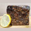 Aroma Depot Lemon Raw African Black Soap 8 oz. 100% Natural soap for Acne, Eczema, Psoriasis, Scar Removal Face And Body Wash. Handmade