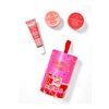 Bath & Body Champagne Toast - Mini Gift Set - 3 Step Lip Routine with Exfoliating Lip Scrub, Lip Mask, and Lip Gloss - Arranged in a Festive Gift Box