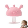 Baby Teething Toy, Teething Relief Pacifier, Baby Chew Toys for Sucking Needs(Pig Pink)