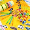 BOIKOKY 110 PCS Race Car Party Favors Birthday Supplies with Drinking Straws, Silicone Bracelets, Bubble Wands, Keychains, and Racing Car Pinata for Boys Goodie Bag Stuffers